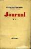 JOURNAL**.. MAURIAC FRANCOIS.