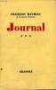 JOURNAL***.. MAURIAC FRANCOIS.