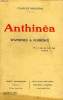 ANTHINEA. D ATHENES A FLORENCE.. MAURRAS CHARLES.