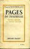 PAGES DE TENDRESSE. TEXTES INEDITS ET TEXTES CHOISIS.. MONTHERLANT HENRY DE.
