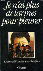 JE N AI PLUS DE LARMES POUR PLEURER.