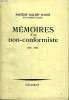 MEMOIRES D UN CONFORMISTE. 1886-1966.. VALLERY-RADOT PASTEUR.