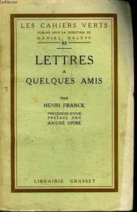 LETTRES A QUELQUES AMIS.