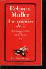 A LA MANIERE DE... TOME 2.. MULLER REBOUX.