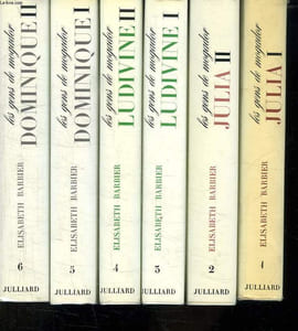 6 TOMES. JULIA 1 ET 2 , LUDIVINE 1 ET 2 , DOMINIQUE 1 ET 2.