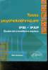 TEST PSYCHOTECHNIQUES. IFSI. IFAP. ECOLES DE TRAVAILLEURS SOCIAUX.. BREDONSE MARC.