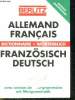 DICTIONNAIRE ALLEMAND FRANCAIS ET FRANCAIS ALLEMAND.. COLLECTIF.