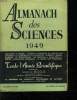 ALMANACH DES SCIENCES 1949.. COLLECTIF.