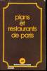 PLANS ET RESTAURANTS DE PARIS. N° 12. SEPTEMBRE 82.. DESCOURS PATRICK.