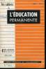 LES CAHIERS DE L EDUCATION PERMANENTE. N° 7. 1959.. COLLECTIF.