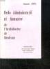 ORDO ADMINISTRATIF ET ANNUAIRE DE L ARCHIDIOCESE DE BORDEAUX. ANNEE 1988.. COLLECTIF.