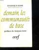 DEMAIN LES COMMUNAUTES DE BASE. 2 EM EDITION.. BARBE DOMINIQUE.