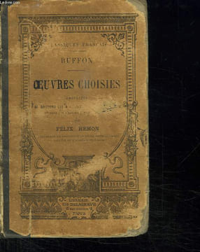 OEUVRES CHOISIES PRECEDEES DU DISCOURS QUI A OBTENU LE PRIS D ELOGUENCE.. BUFFON.