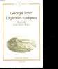 LEGENDES RUSTIQUES.. SAND GEORGE.