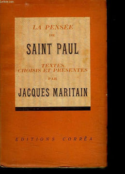 LA PENSEE DE SAINT PAUL.. MARITAIN JACQUES.
