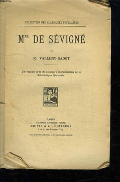 MME DE SEVIGNE.. VALLERY RADOT R.