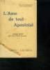 L AME DE TOUT APOSTOLAT. 15em EDITION.. CHAUTARD JB DOM.
