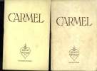 CARMEL ANNEE 1954 COMPLETE EN 6 LIVRETS. LA FOI VIVE DANS SAINTE THERESE DE LISIEUX. LES EPREUVES DE LA FOI. LES CARMES ET LA CROYANCE A L IMMACULEE ...