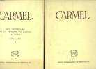 CARMEL ANNEE 1962 COMPLETE EN 4 FASCICULES. LITURGIE DU CAREME ET ITINERAIRE CARMELITAIN. TROIS ETAPES DE L AMOUR. VISION OU APPARITION. LES FRUITS ...