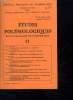 ETUDES POLEMOLOGIQUES 11. 4em ANNEE JANVIER 1974.. INSTITUT FRANCAIS DE POLEMOLOGIE.