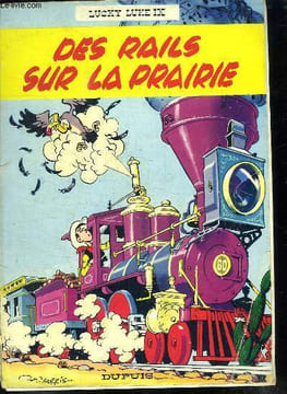 LUCKY LUKE IX. DES RAILS SUR LA PRAIRIE.. MORRIS.