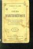 PROGRAMME DE 1920. COURS D ARITHMETIQUE. A L USAGE DES ECOLES PRIMAIRES SUPERIEURES, DES COURS COMPLEMENTAIRES ET DES CANDIDATS AU BREVET ...