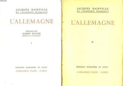 2 TOMES. L ALLEMAGNE.
