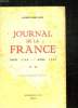 JOURNAL DE LA FRANCE. AOUT 1940 - AVRIL 1942. TOME 2. FABRE LUCE ALFRED.