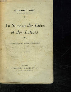 AU SERVICE DES IDEES ET DES LETTRES.