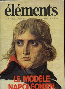 ELEMENTS N° 35 ETE 1980. SOMMAIRE: LE MONDE DE NAPOLEON. FAUT IL BRULER JACK LONDON, LE SANG DES TAUREAUX, L HERITAGE ALSACIENS...