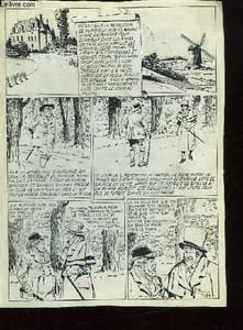 BANDE DESSINEE EN NOIR ET BLANC.