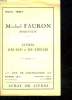 CATALOGUE. LIVRES DES XIX ET XX SIECLES. MARS 1957.. FAURON MICHEL.