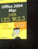 OFFICE 2004 MAC POUR LES NULS.. NEGRINO TOM.