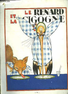 LE RENARD ET LA CIGOGNE.
