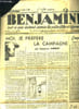 BENJAMINE N&deg; 511. AOUT 1939. TOUTS CE QUE DOIVENT SAVOIR LES PETITES FILLES ET LES JEUNES FILLES.. COLLECTIF.