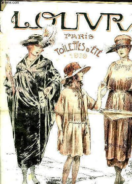 CATALOGUE. LOUVRE TOILETTES D ETE 1919.. COLLECTIF.
