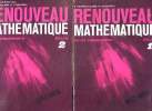 2 TOMES. RENOUVEAU MATHEMATIQUE. COURS PREPARATOIRE 1 ET 2.. BASSECOULARD X ET LEHOUCHU H.