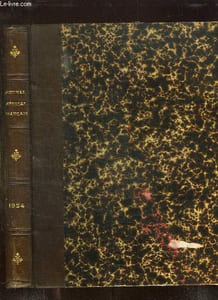 LE JOURNAL MEDICAL FRANCAIS. 14 em ANNEE TOME XIII. 1924. DU N° 1 AU N° 12.