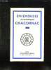 EPHEMERIDES ASTRONOMIQUES CHACORNAC 1954.. COLLECTIF.