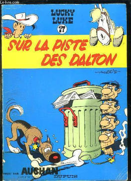 LUCKY LUKE N° 17. SUR LA PISTE DES DALTON.. MORRIS.