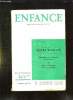 ENFANCE N° SPECIAL. 3- 4 MAI OCTOBRE 1959. 1 - 2 JANVIER AVRIL 1963. PSYCHOLOGIE ET EDUCATION DE L ENFANCE.. COLLECTIF.
