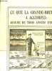 CE QUE LA GRANDE BRETAGNE A ACCOMPLI : RESUME DE TROIS ANNEES D EFFORTS.. COLECTIF.
