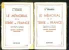 2 TOMES. LE MEMORIAL DE LA TERRE DE FRANCE. CONTRIBUTION A L HISTOIRE MILITAIRE DE NOS PROVINCES. SAVOIE, DAUPHINE PROVENCE.. DOUMENC A.