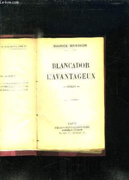 BLANCADOR L AVANTAGEUX.. MAINDRON MAURICE.