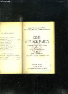 CINE MURDER PARTY. LE POISSON CHINOIS FAIT DU CINEMA.