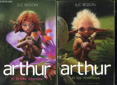 2 TOMES. ARTHUR ET LES MINIMOYS. ARTHUR ET LA CITE INTERDITE.