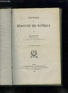 STATIQUE ET RESISTANCE DES MATERIAUX. 2em EDITION.