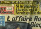 ICI PARIS N° 1791. DU 1 AU 7 NOVEMBRE 1979. SOMMAIRE: L AFFAIRE ROGER GICQUEL, VA T IL QUITTER LA TELE ? SI LE SHAN EST SAUVE C EST A FARAH QU IL LE ...