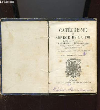 CATECHISME OU ABREGE DE LA FOI.. JAUFFRET FRANCOIS ANTOINE.