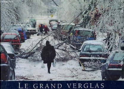LE GRAND VERGLAS. RECIT EN IMAGES DE LA TEMPETE DE JANVIER 1998.